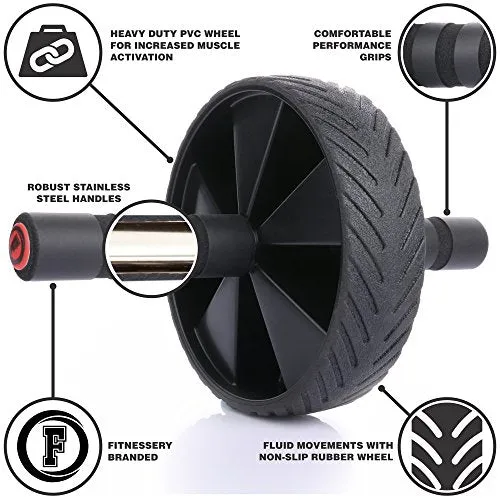 Ab Roller for Abs Workout - Ab Roller Wheel Exercise Equipment - Ab Wheel Exercise Equipment - Ab Wheel Roller for Home Gym - Ab Machine for Ab Workout - Ab Workout Equipment