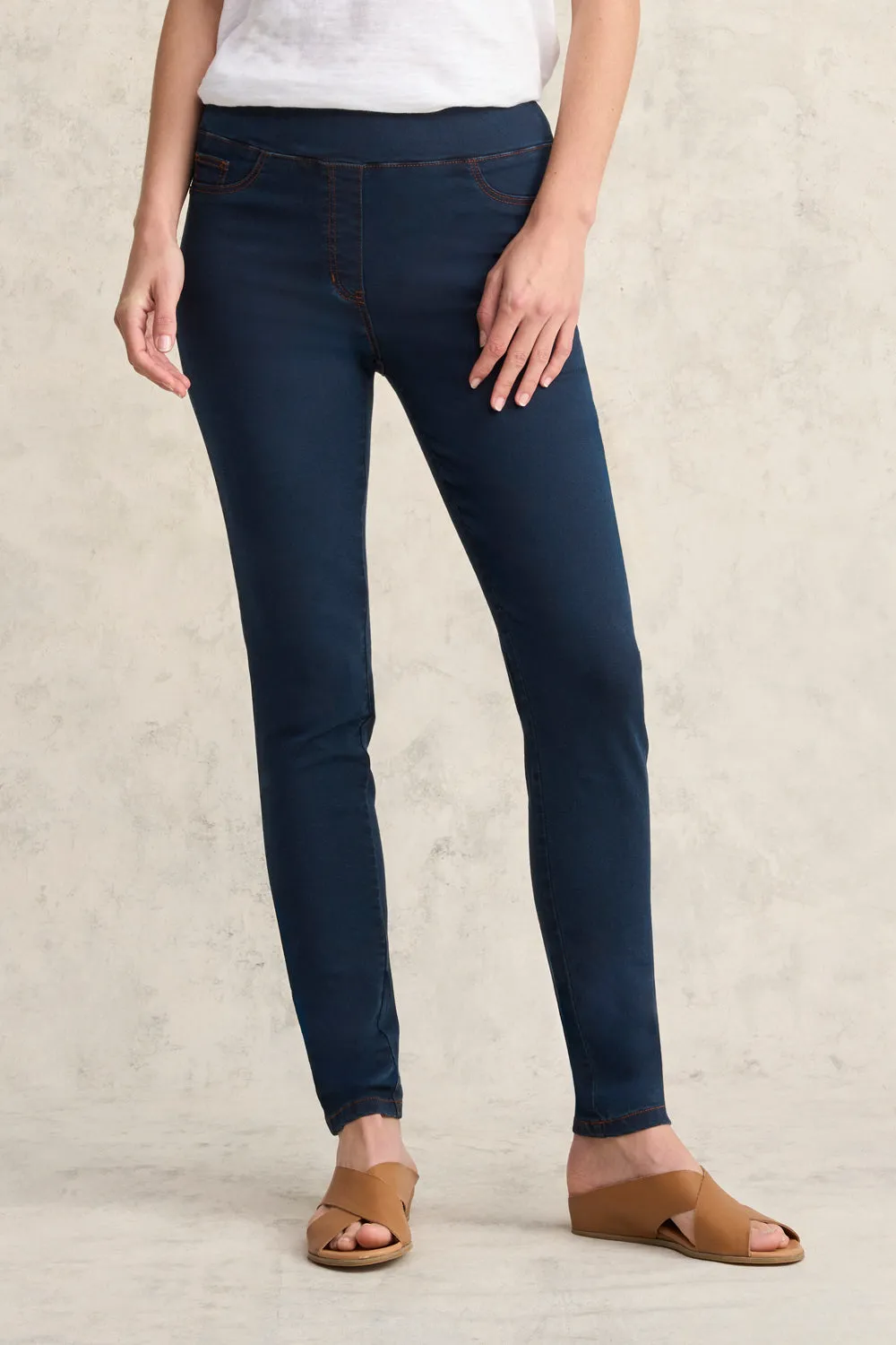 Bengajean® Full Length Skinny Leg - Clean Denim Blue