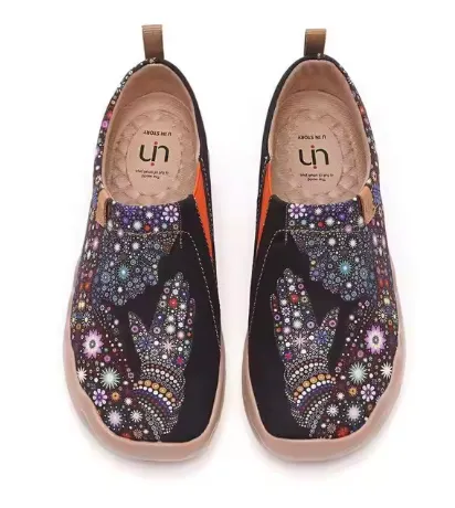 Chic Painted Slip-On Loafers for Women