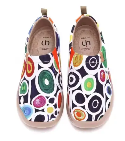 Chic Painted Slip-On Loafers for Women