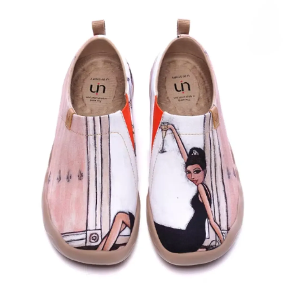 Chic Painted Slip-On Loafers for Women