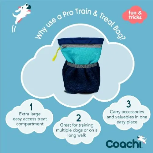 Coachi Navy & Light Blue Pro Train & Treat Bag