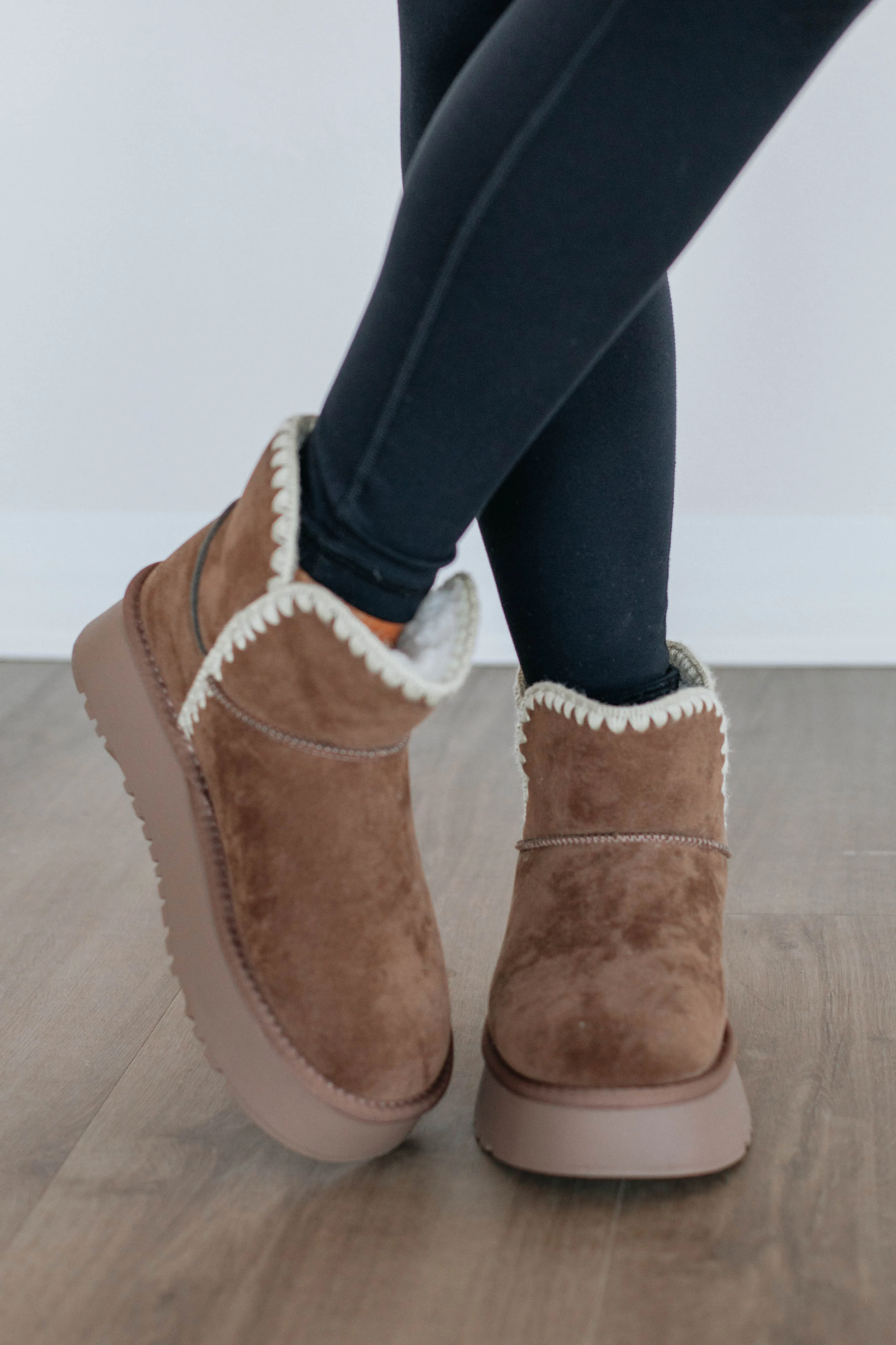 Committed To Cozy Boots - Mocha