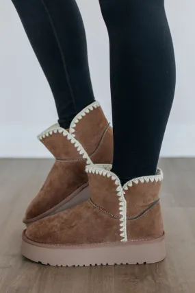 Committed To Cozy Boots - Mocha