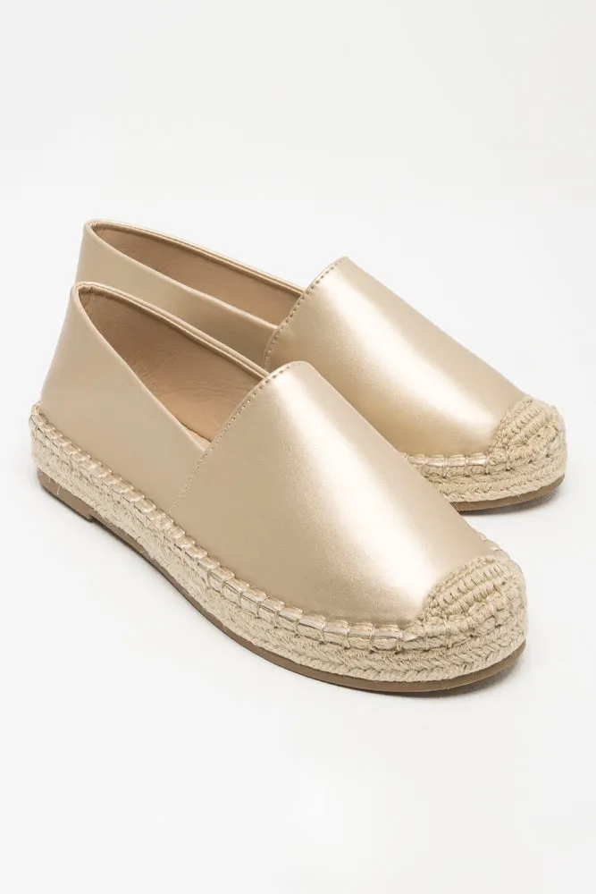 Espadrille Gold