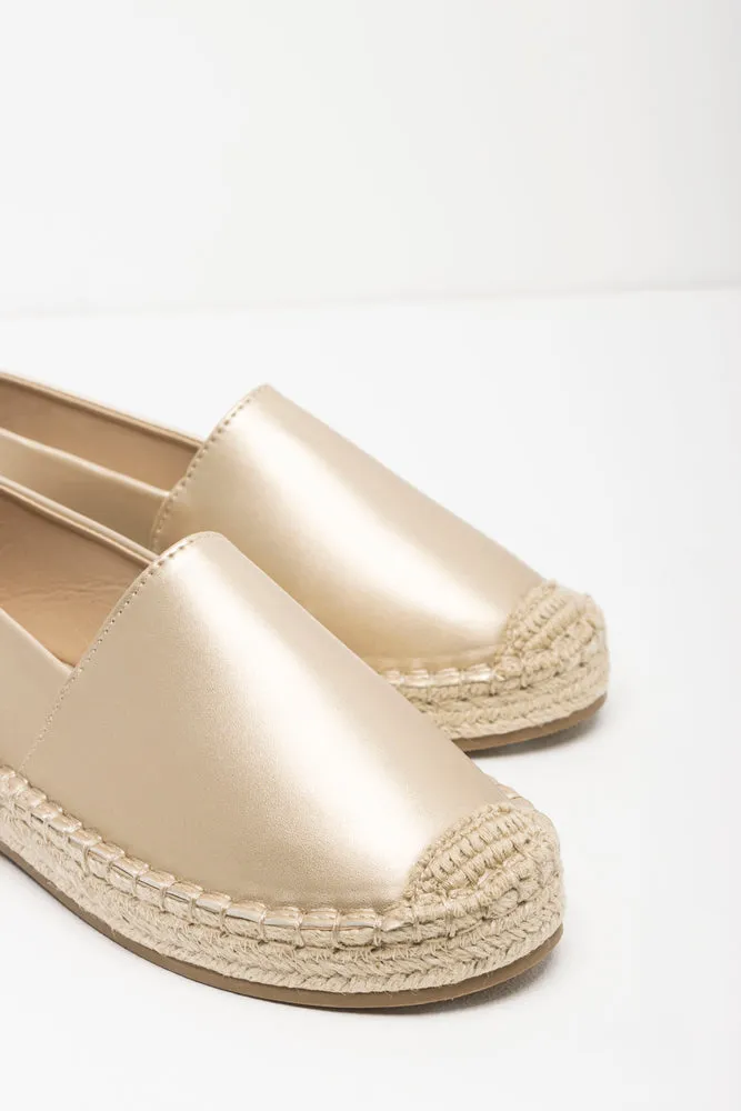 Espadrille Gold