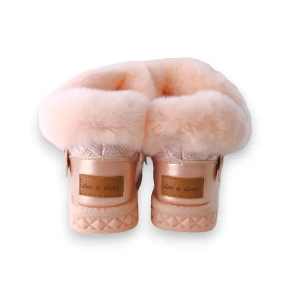 Fur Trim Quilted Boot - S63125