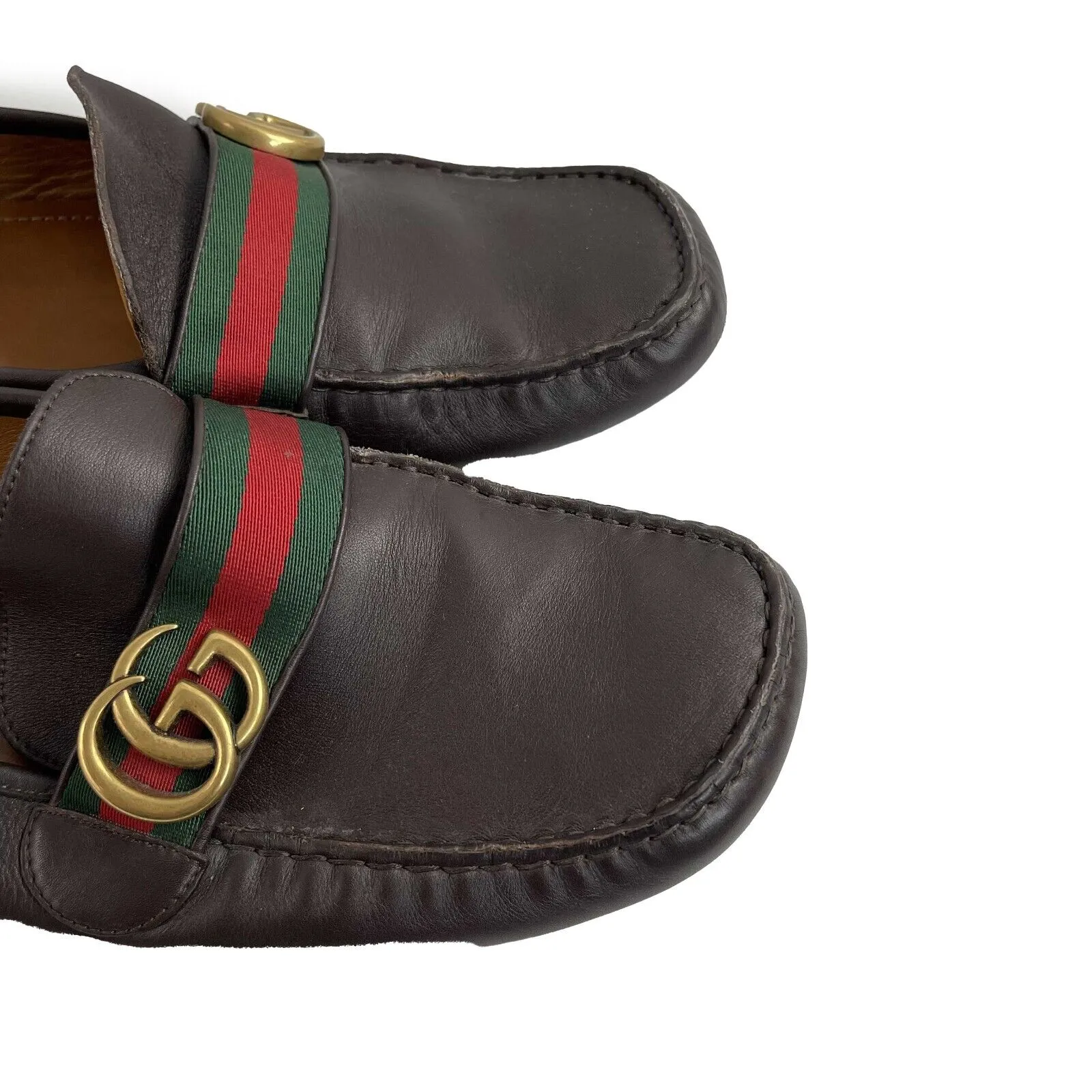 Gucci Gg Marmont Web Loafers 11