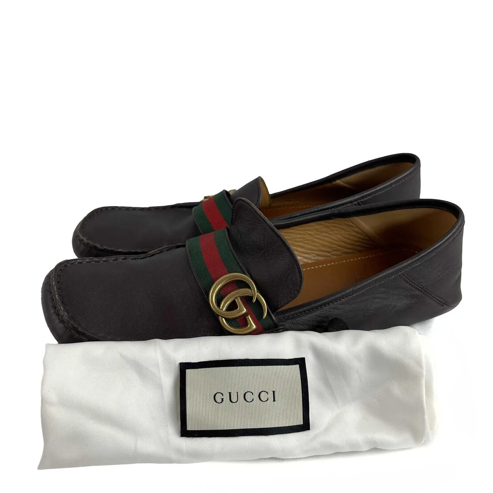 Gucci Gg Marmont Web Loafers 11