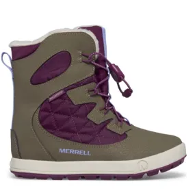 Merrell Truffle/ Plum Cozy Snow Bank 4.0 Children’s/Youth Waterproof Snow Boot