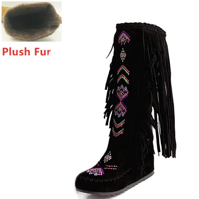 Naisha Boots Mid Calf