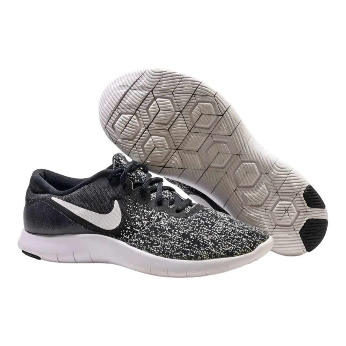 NIKE Flex Contact Sneaker Trainers Black Synthetic Womens UK 4