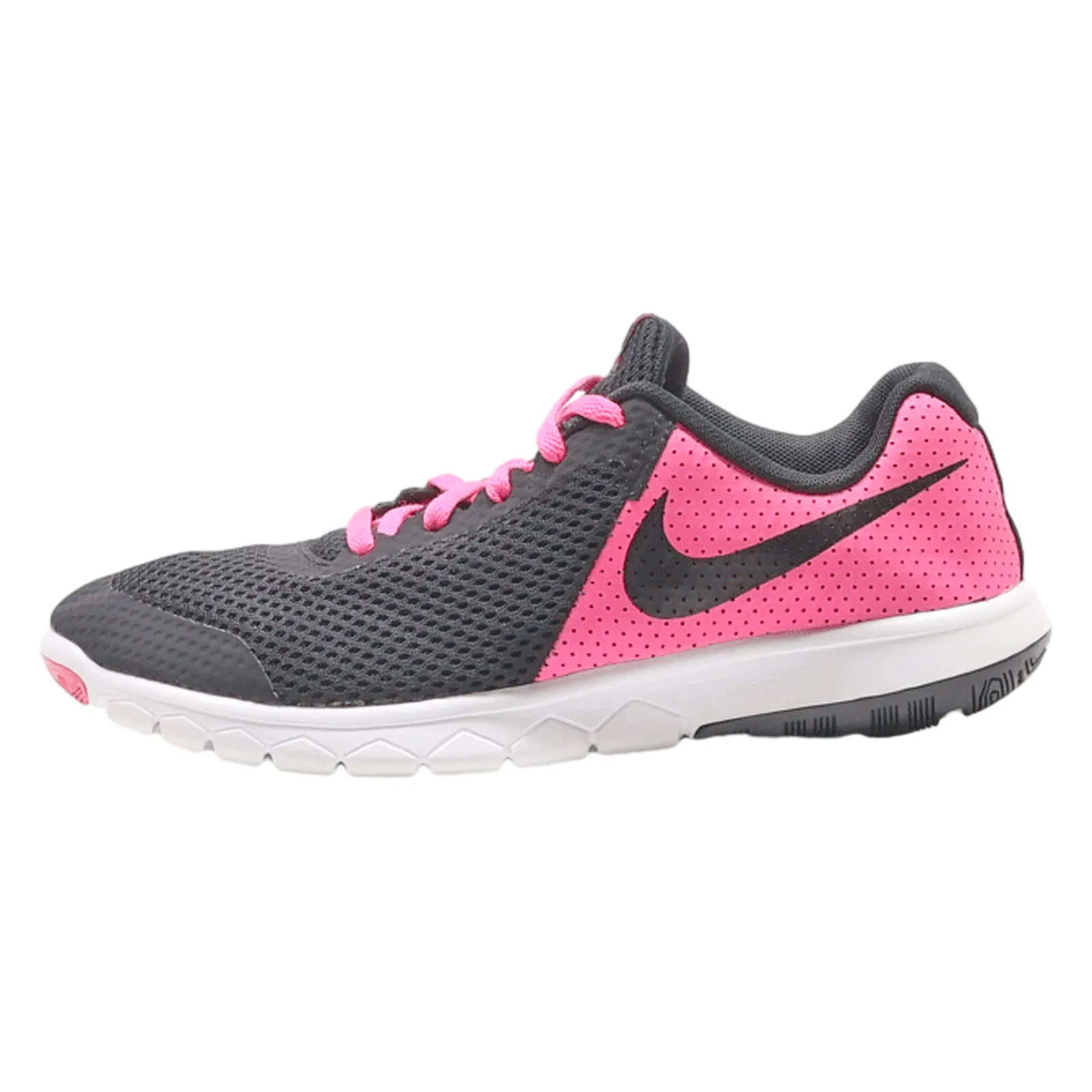 NIKE Flex Experience Sneaker Trainers Black Synthetic Girls UK 4