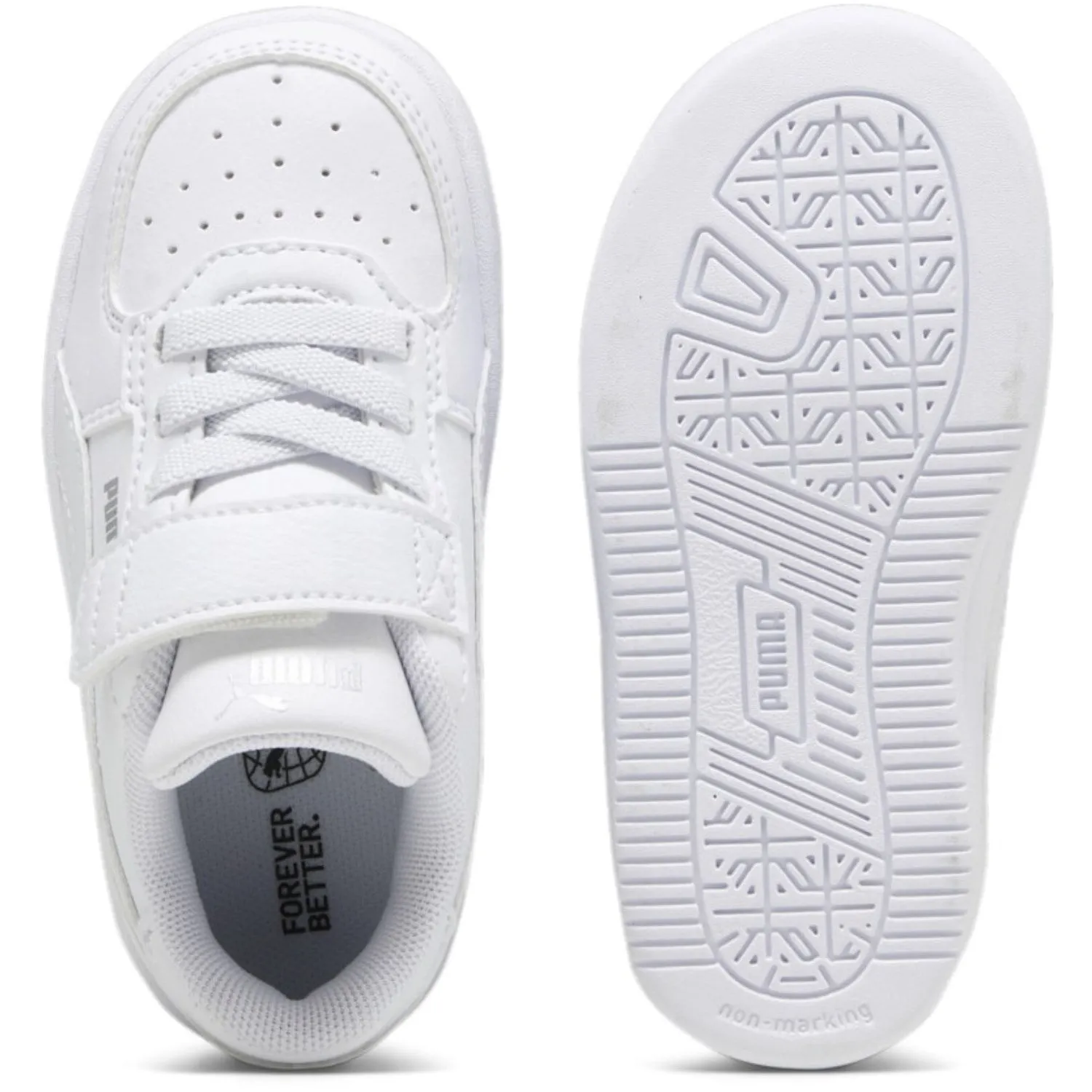 Puma White Caven 2.0 AC  Inf Sneakers