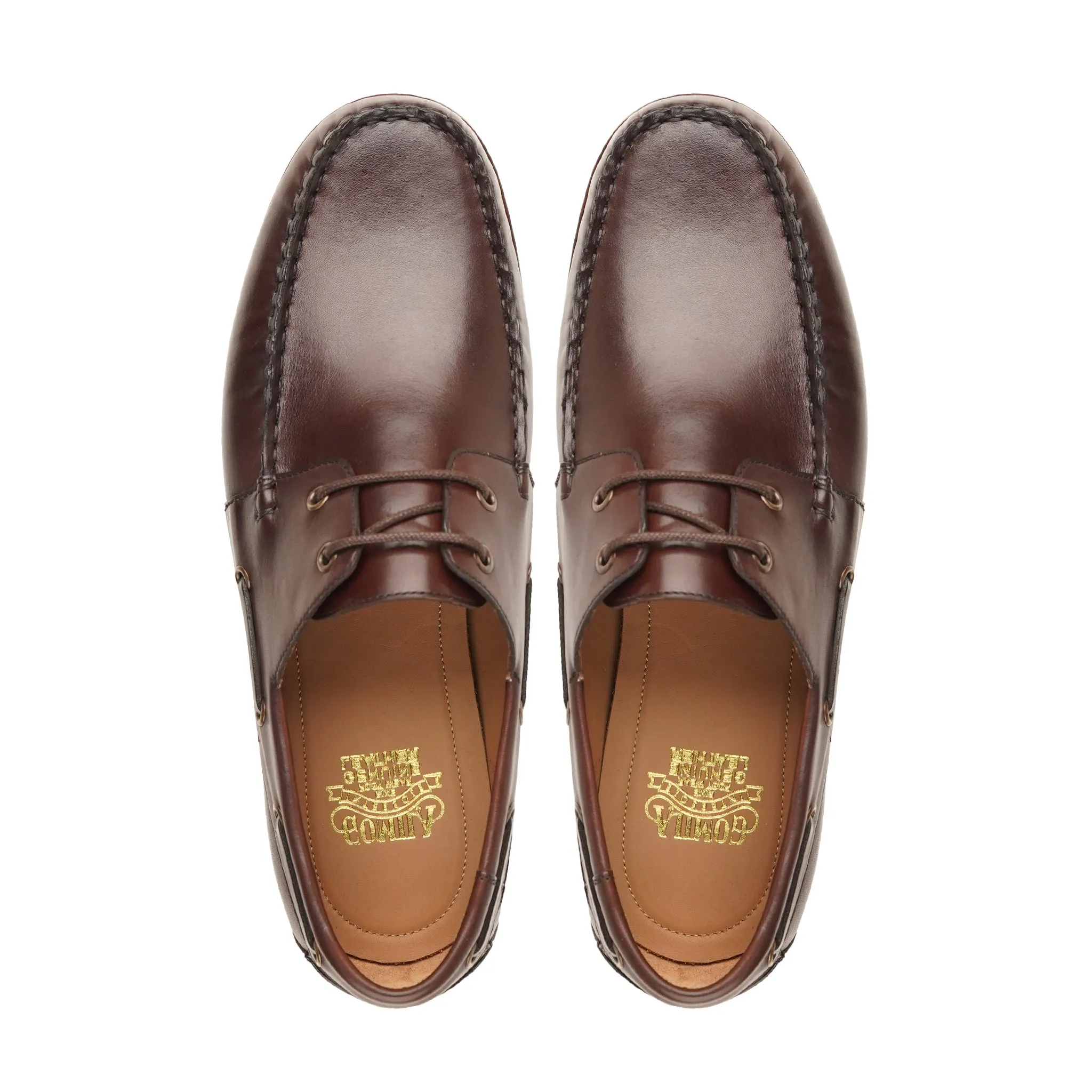 Tawran - Men's Brown Calf Leather Derby Shoe