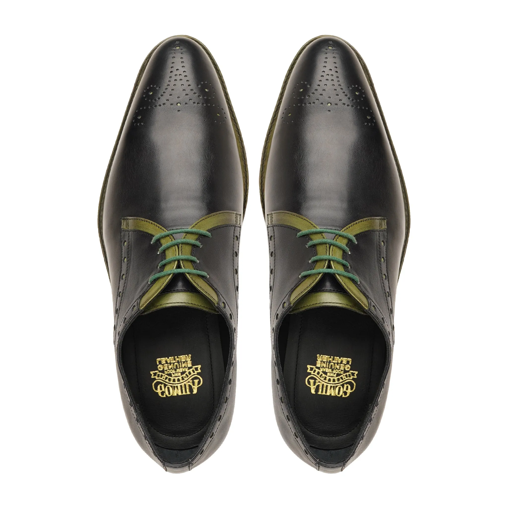 Terrain - Men's Black Calf Leather Derby Shoe