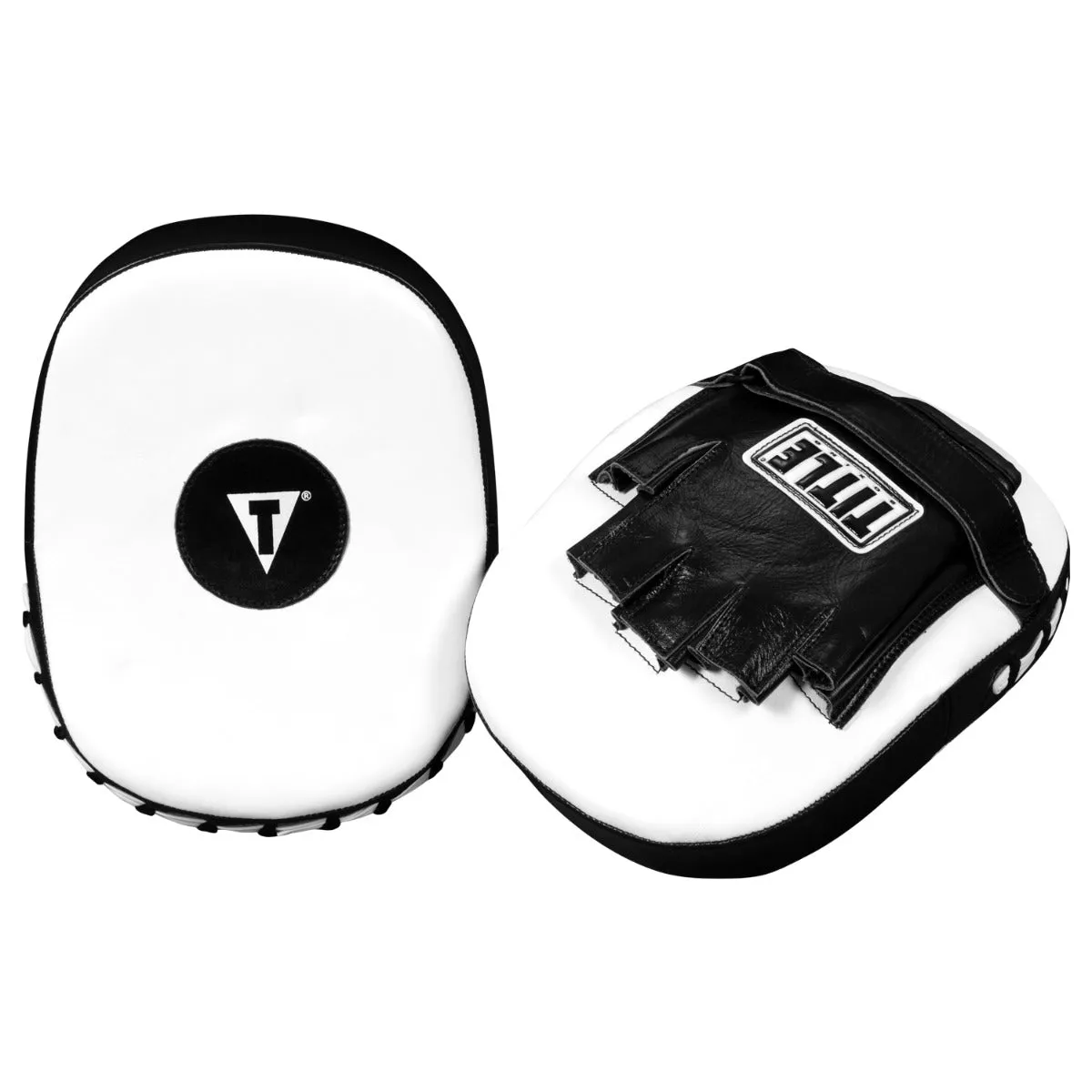 TITLE Boxing Cobra Leather Punch Mitts